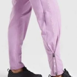 Gymshark - XS Urban Joggers Purple S Zipper Ankle Workout gym Pants